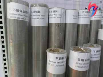 Chine tissu de fil tissé par petit pain de maille de tamis de l'acier inoxydable 304 316L 400 300 200 100 microns fournisseur